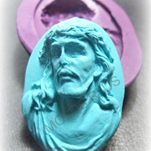 Jesus Cameo Flexible Silikonform / Moud 40 x 30
