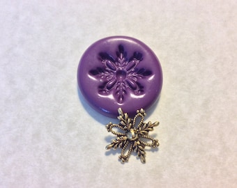 Christmas Snowflake  flexible silicone mold / mould