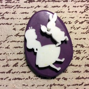 Alice in wonderland and rabbit flexible silicone mold