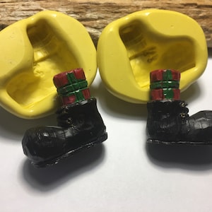 Santa's boots flexibele siliconen mal / mal