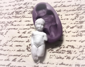 Frozen Charlotte Altered art body art deco flexible silicone mold