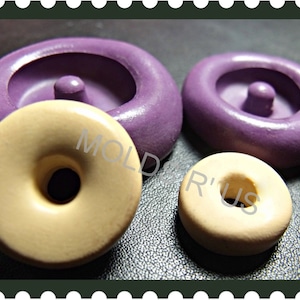 Donut set flexibele siliconen mal / matrijs