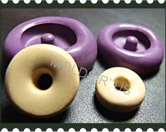 Donut set flexible silicone mold / mould