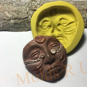 Native Face  flexible silicone mold / mould