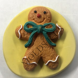Kerst Gingerbread man flexibele siliconen mal/mould