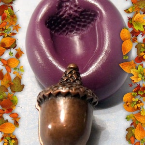 Acorn flexible silicone mold / mould
