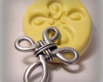 kawaii celtic cross mould/ mold- flexible silicone push mold / craft/ dessert/ mini food / soap mold/ resin/jewelry and more..