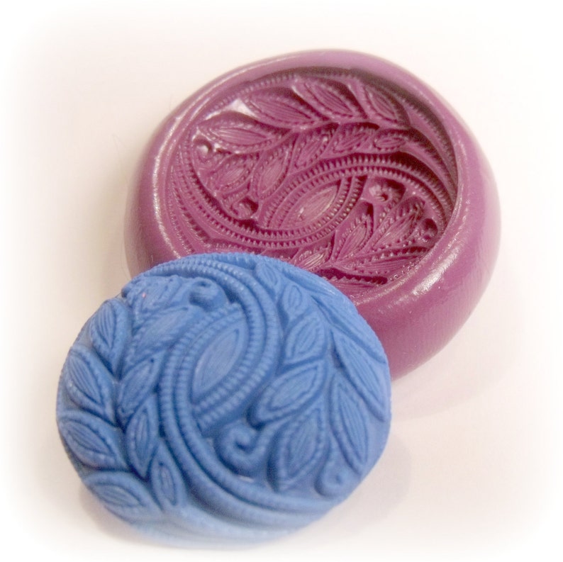 Fancy Carved floret flexible silicone mold Etsy