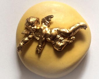 Flying Cherub flexible silicone push mold / craft/ dessert/ mini food / resin/jewelry and more..
