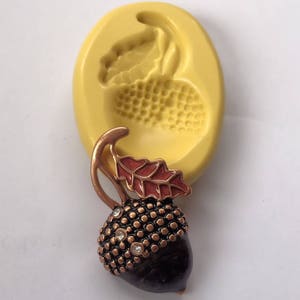 Acorn flexibele siliconen mal-fondant, wax, klei, hars, snoep, chocolade en meer