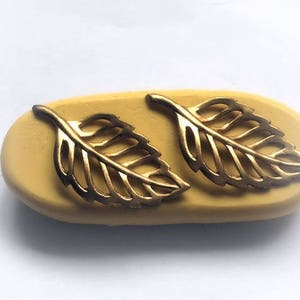 Doorboorde bladeren flexibele siliconen mal-fondant, wax, klei, hars, snoep, chocolade en meer