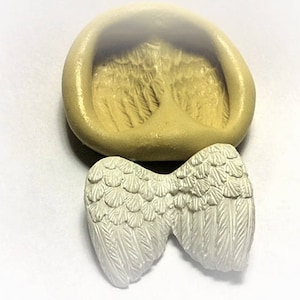 Angel wings flexible silicone mold/clay, resin, sweets, pmc,Fondant, wax and more
