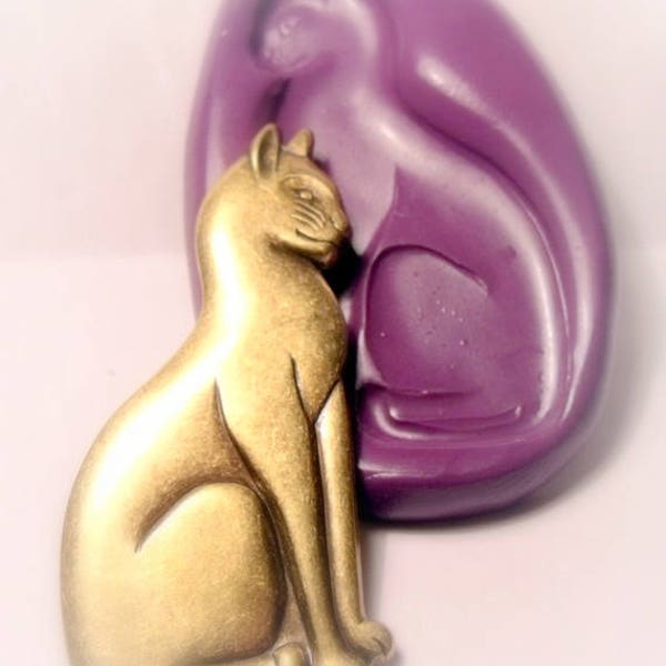 Egyptian bastet cat of egypt silicone rubber mold