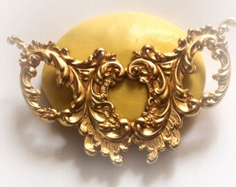 Large Victorian flourish deco mold - flexible silicone push mold / craft/ desser/ resin/jewelry and more...