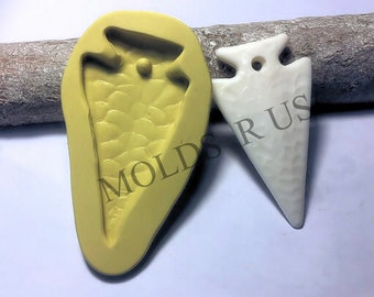 Arrowhead  Flexible silicone  mold- fondant, wax,  clay, resin, sweets, pmc