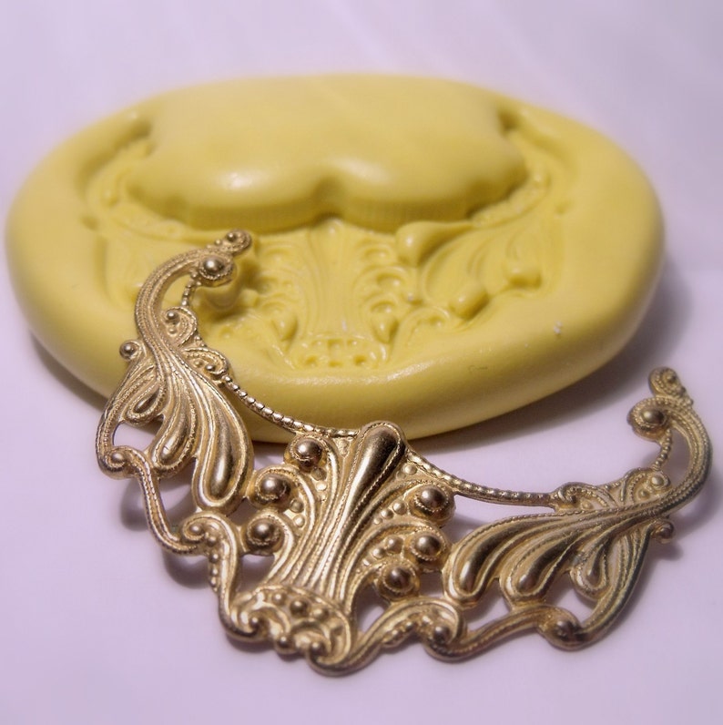 flexible silicone push mold craft dessert mini food soap mold resinjewelry and more. large victorian corner mold
