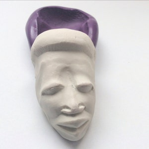 African Male face mold