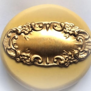 Oval fancy medallian silicone food safe rubber mold