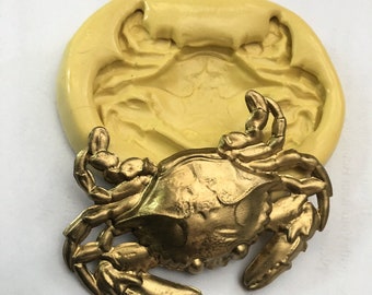 Large crab flexible silicone mold