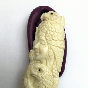 Infödd kvinna flexibel silikonform