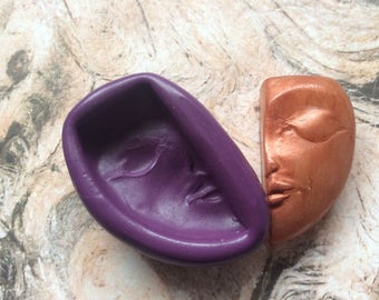 Half  Face flexible silicone mold