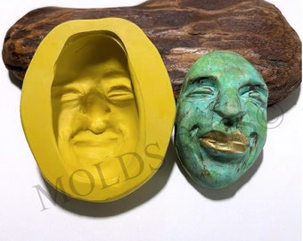 Face Art Deco silicone mold