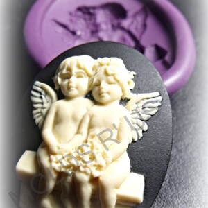 Engelen Cameo flexibele siliconen mal / mould
