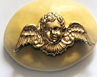Cherub flexible silicone push mold / craft/ dessert/ mini food / resin/jewelry and more..
