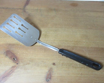 Vintage Ekco Flat spatula turner flipper 12 1//2” with sure grip handle
