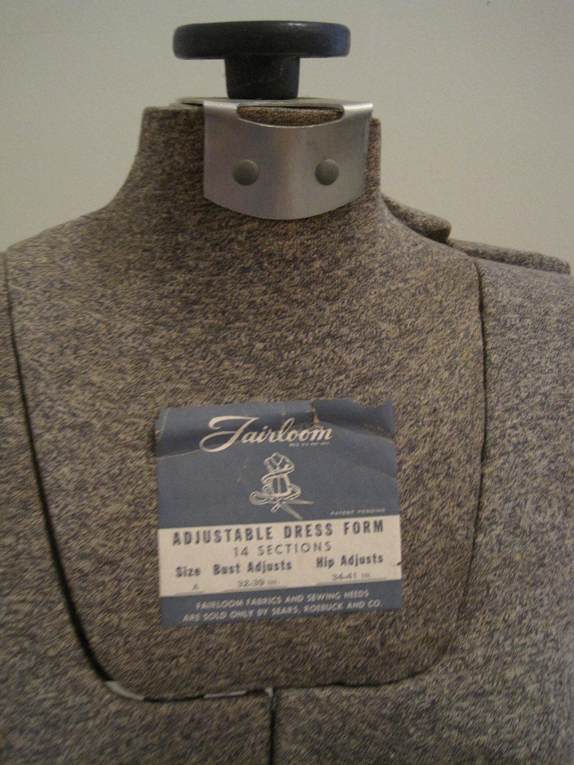 Vintage Fairloom Dressmaker Mannequin Adjustable Dress Form Etsy