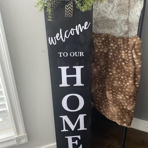 Welcome Sign, Porch Sign, Home Decor, Welcome Porch Sign, Personalized Porch Sign, Porch Decor, Housewarming gift, wedding gift, custom sign