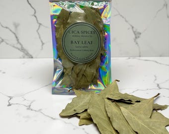 Whole Dried Bay Leaves | Turkish Laurel Leaf for Soups, Stews, Rice and Cooking