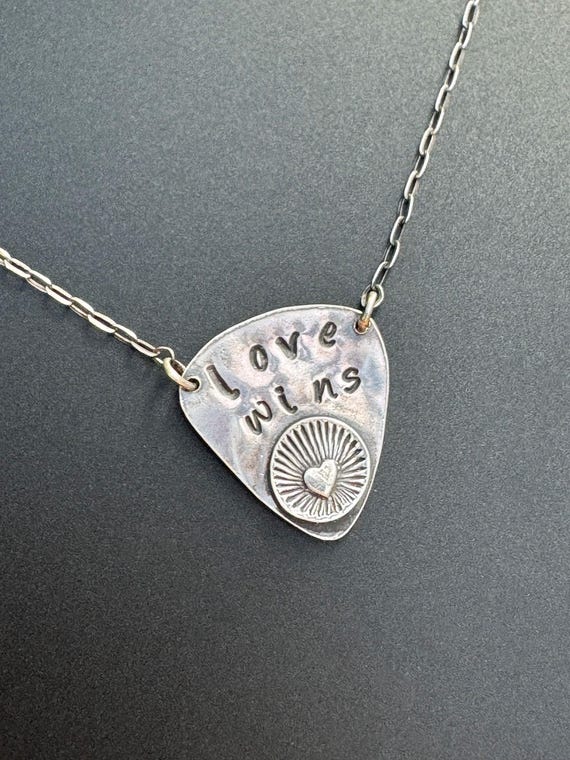Love wins necklace