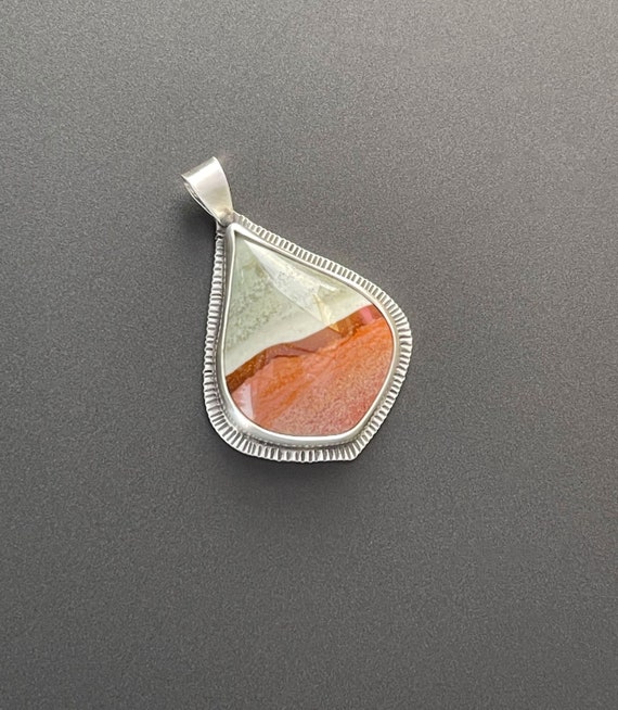 Polychrome jasper pendant