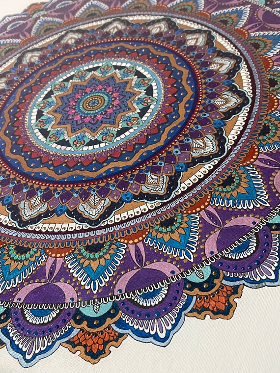 Eye of the universe mandala 20x20 in