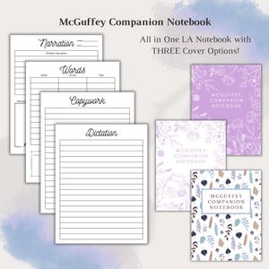 McGuffey Reader Companion Notebook (3rd-5th Grade)