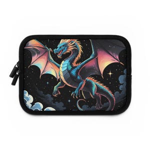 Fantasy Dragon Laptop Sleeve, Stylish Sleeve for Computer, Dragon Design Accessory, Gift for Gamers, Unique Laptop Case