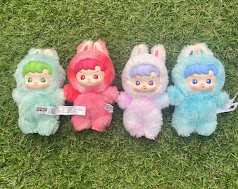 Custom  Authentic Labubu body with Hacipupu gummy bear face HaciBubu Lapupu