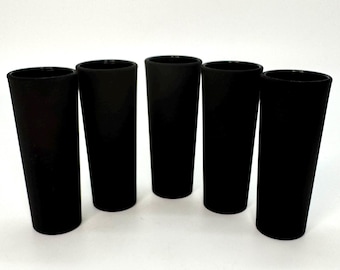 Tall Glass Tequilero - Black