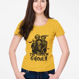 Golden Ghouls Halloween Tee: Spooky Golden Girls Graphic Shirt