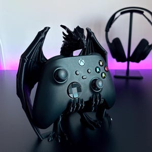 Soporte para mando de dragón – Soporte de fantasía para mando de escritorio / Xbox
