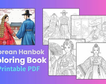 Hanbok senza tempo: un viaggio di colorazione coreana