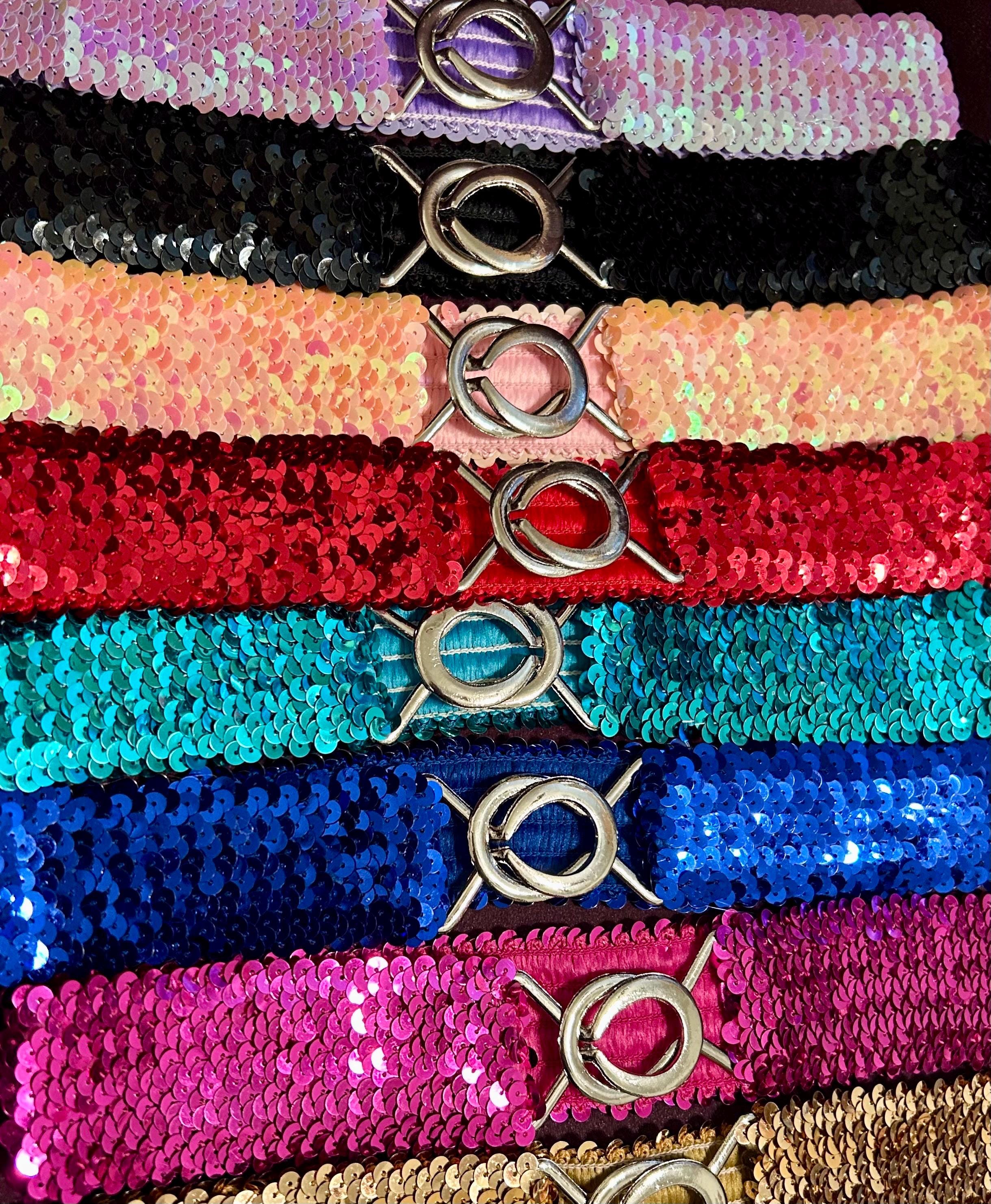 Vintage woven-like Sequins belt Women main image 2