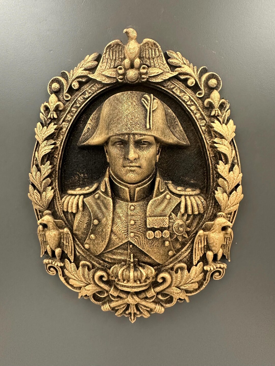 Napolean Decorations Napoleon Bonaparte Wall Plaque Bust Sculpture - French Emperor Decor ...