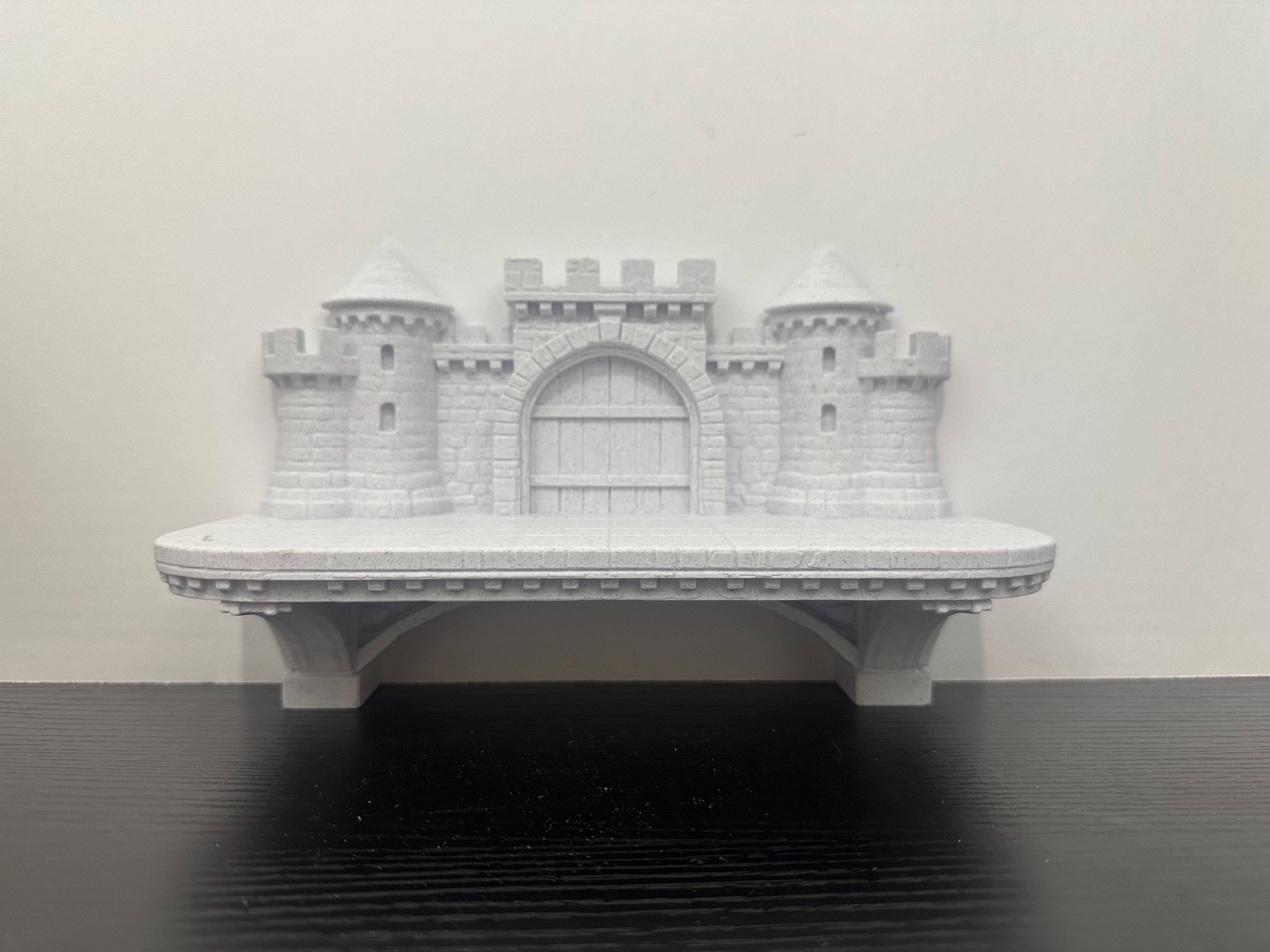 Medieval Castle Wall Shelf - Gothic Fantasy Shelf Decor - Castle Gate ...