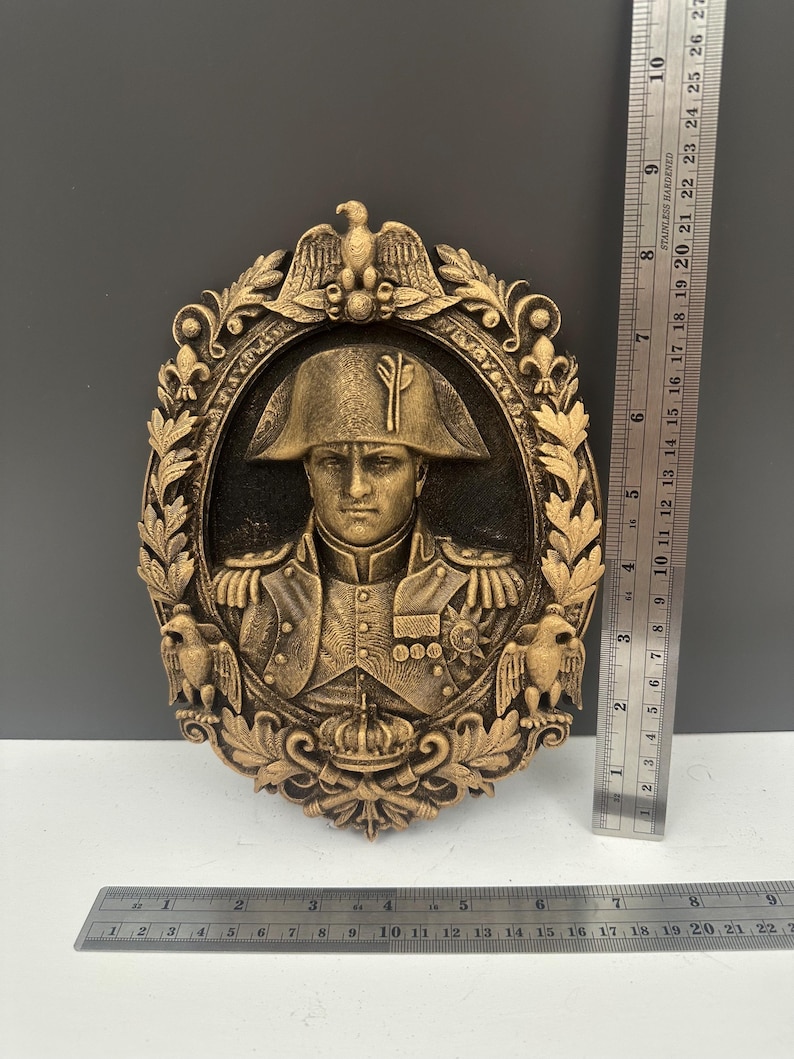 Napolean Decorations Napoleon Bonaparte Wall Plaque Bust Sculpture - French Emperor Decor ...