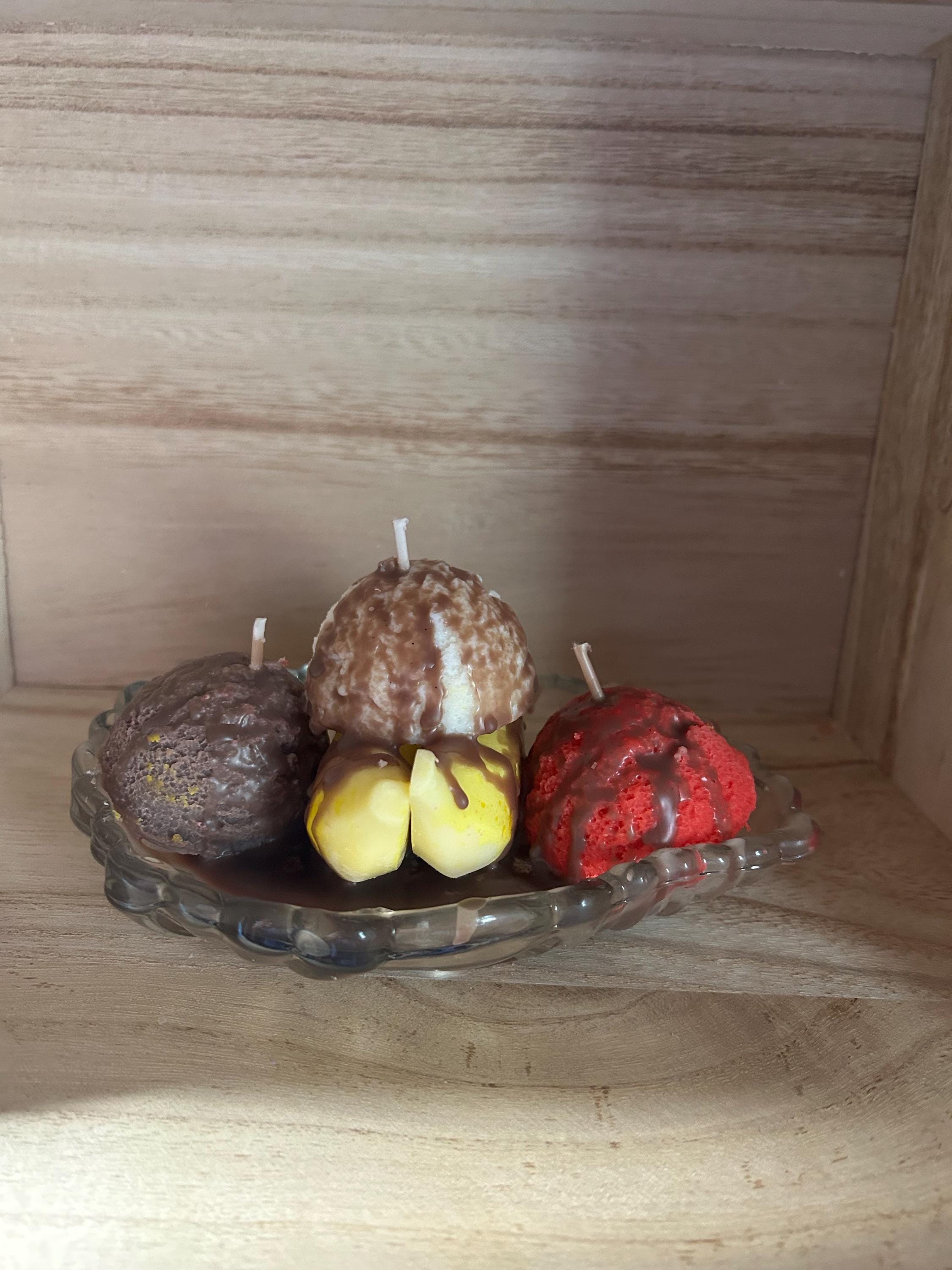 バナナスプリットソイワックスキャンドル - Etsy 日本