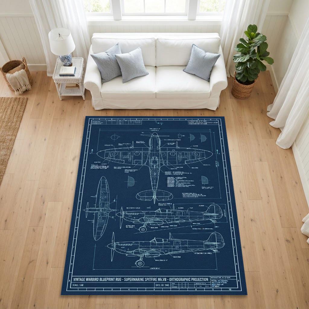 Spitfire Rug - Etsy