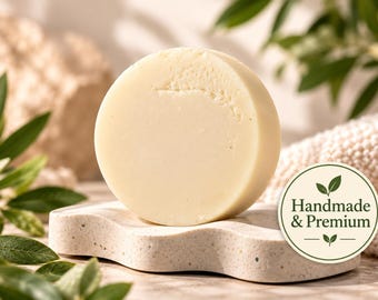 Handmade Unscented Shea Butter Soap | Vegan, Sensitive Skin Care