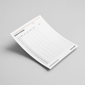 Calorie Tracker Printable/Digital PDF